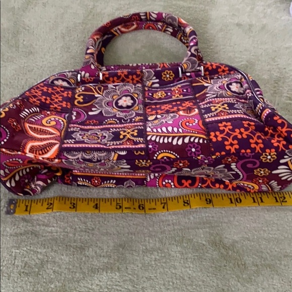 Vera Bradley Shoulder Bag | Quilted Purple Punch Floral Print Vera Bradley purple purse